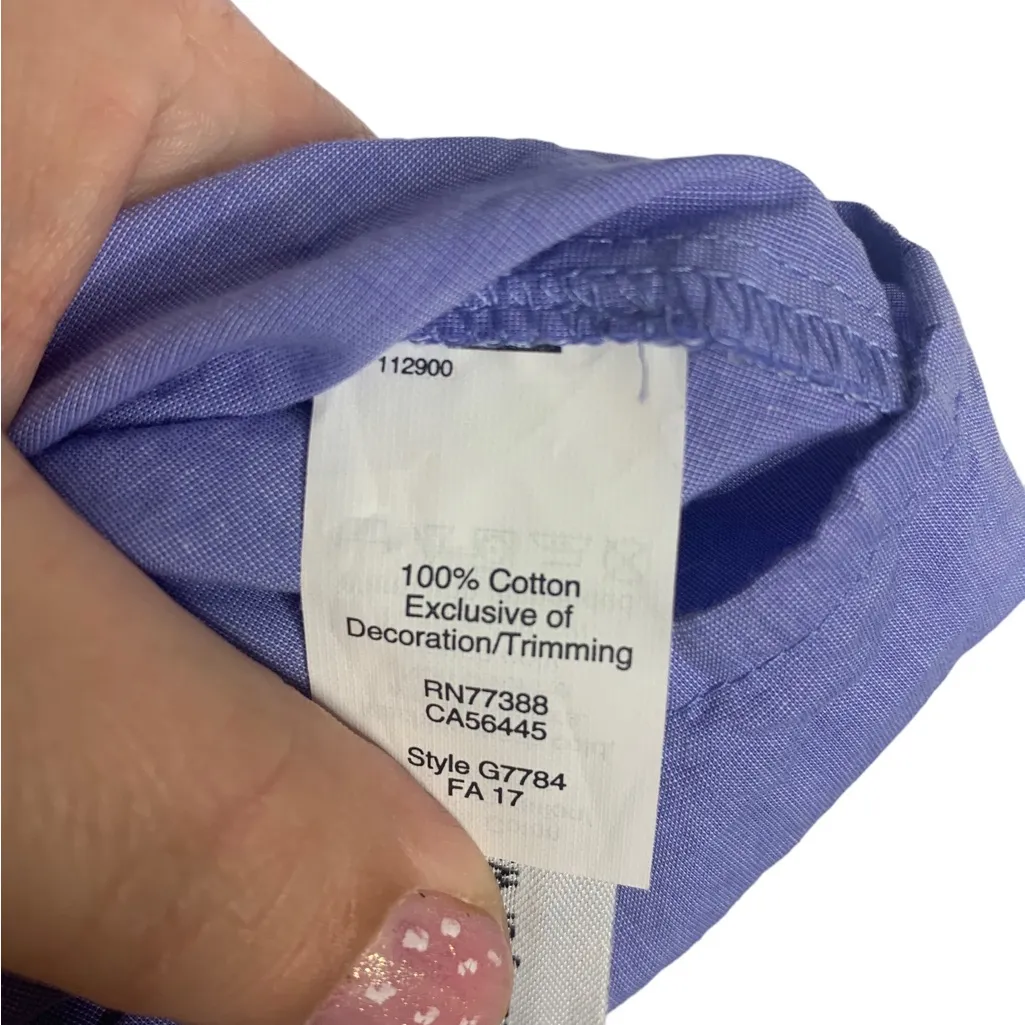 Madewell Embroidered Breeze Dress Womens Xs‎ Blue CP0510 - Image 6