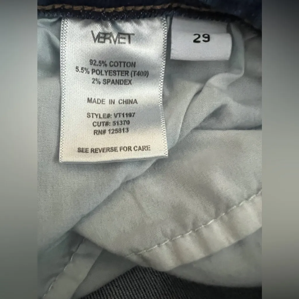 VERVET BY FLYING MONKEY Light Blue Ankle Jeans Size 29 - Image 8