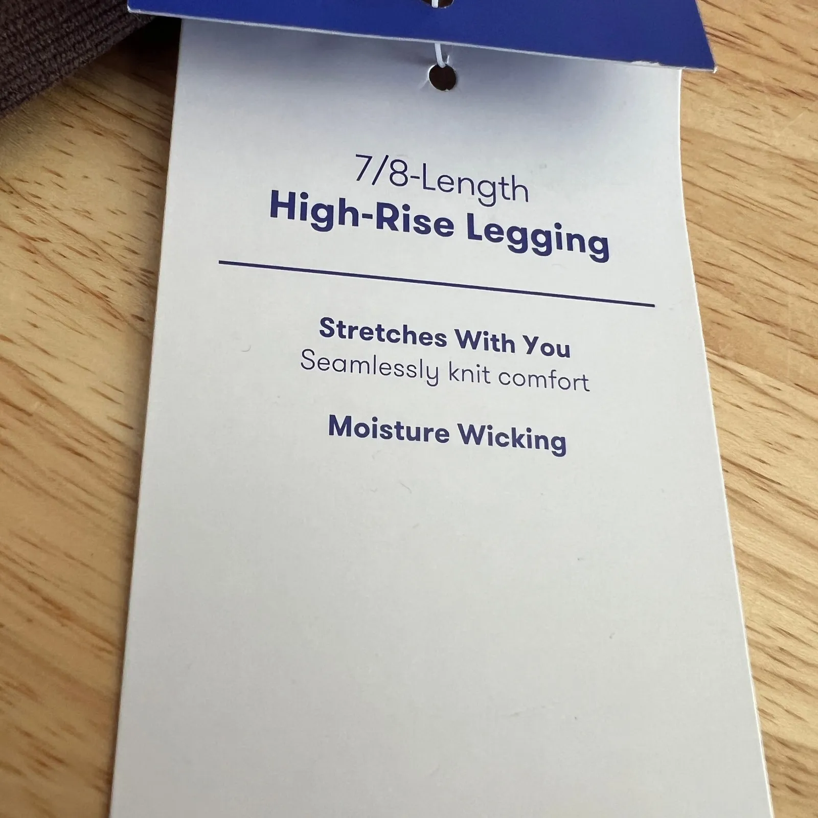 JoyLab Women's Dark Brown Seamless Cable Knit Leggings - Size Large - NWT - Image 3