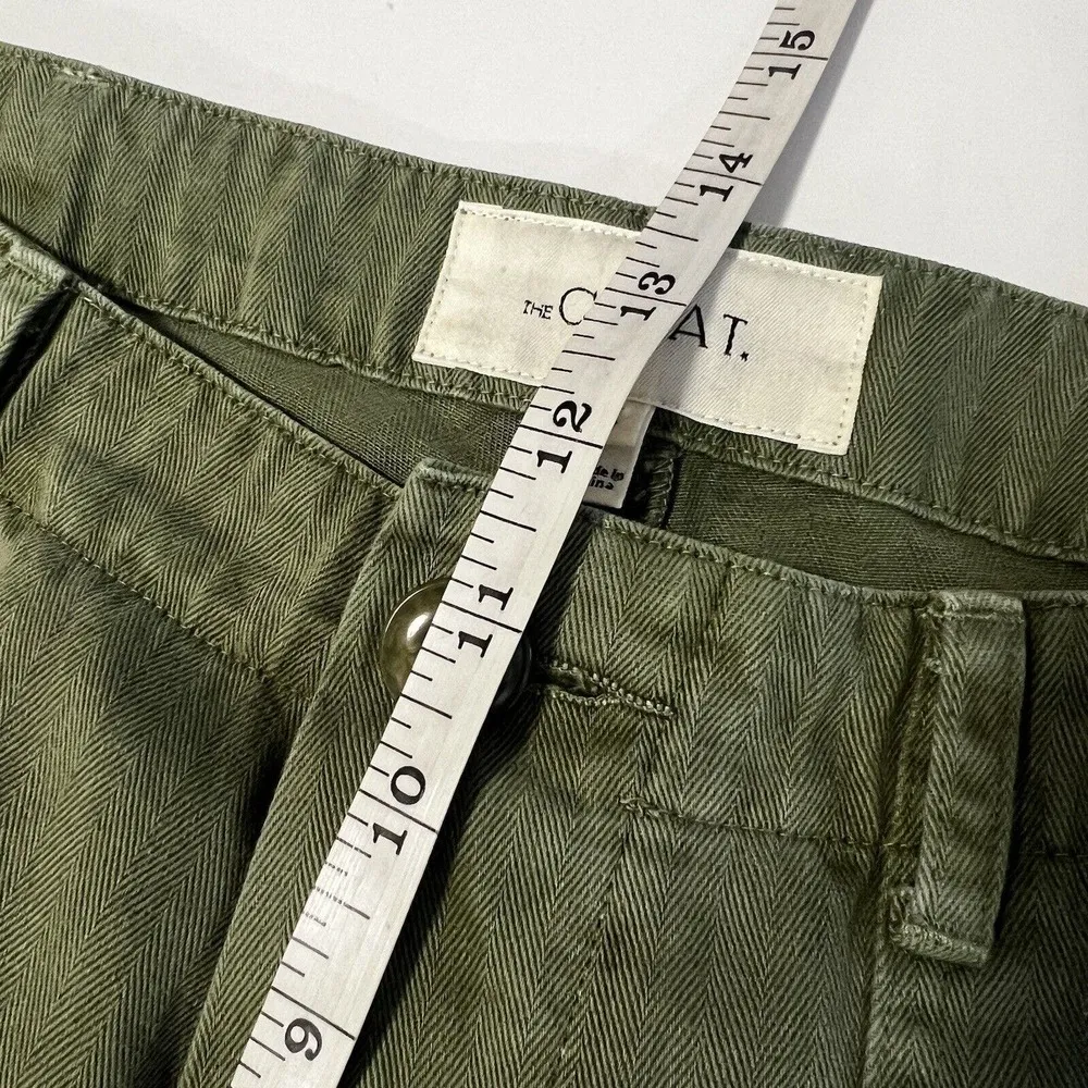 The Great  Sz 27 The Herringbone Trooper Slouchy Pants Army Green - Image 10