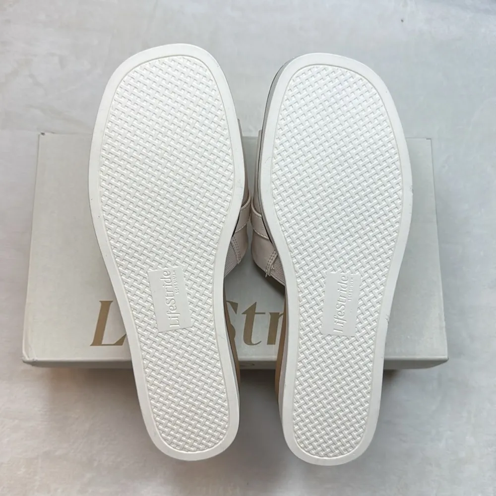 LifeStride Women’s Genevieve Square Open Toe Sandals- Size 7M - Image 10