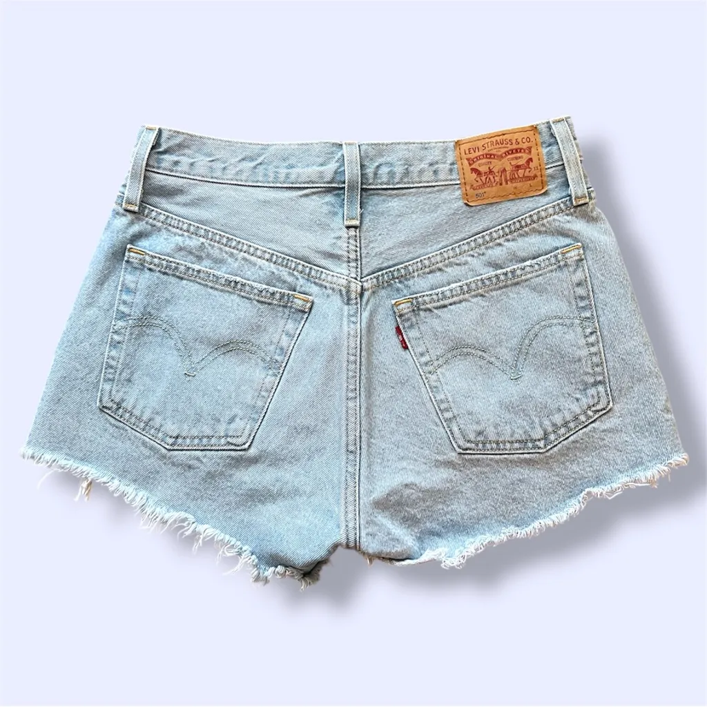 Levi's Women's Blue Jean Shorts - Image 2
