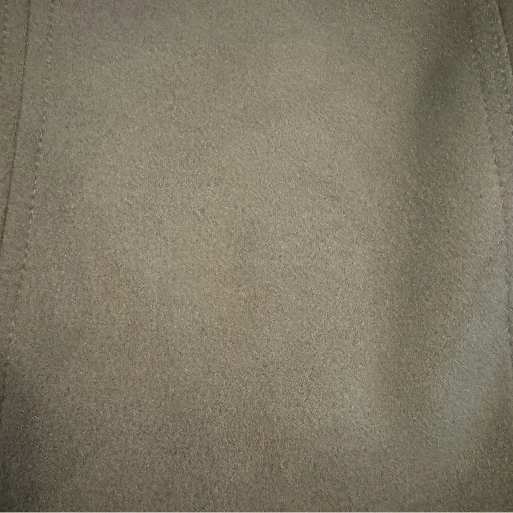 Shinestar Large Dark Olive Green Faux Suede Mini Skirt - Image 5