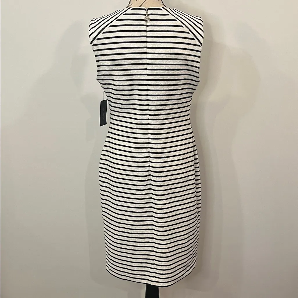 NWT Tommy Hilfiger sailor nautical textured stretch sheath dress 10 - Image 4