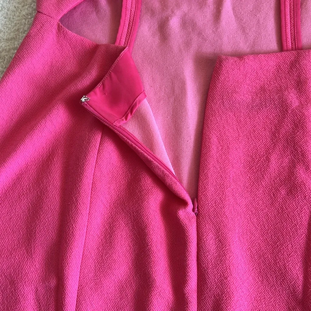 Rixo Michaela Pink Bow Back Mini Dress Cutout Party Cocktail Sz‎ 10 - Image 11