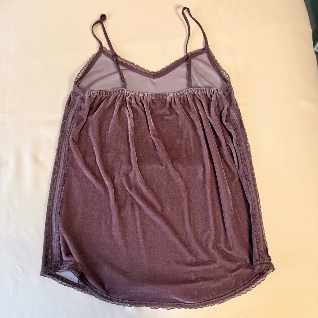 Whowhatwear velvet camisole - Image 7