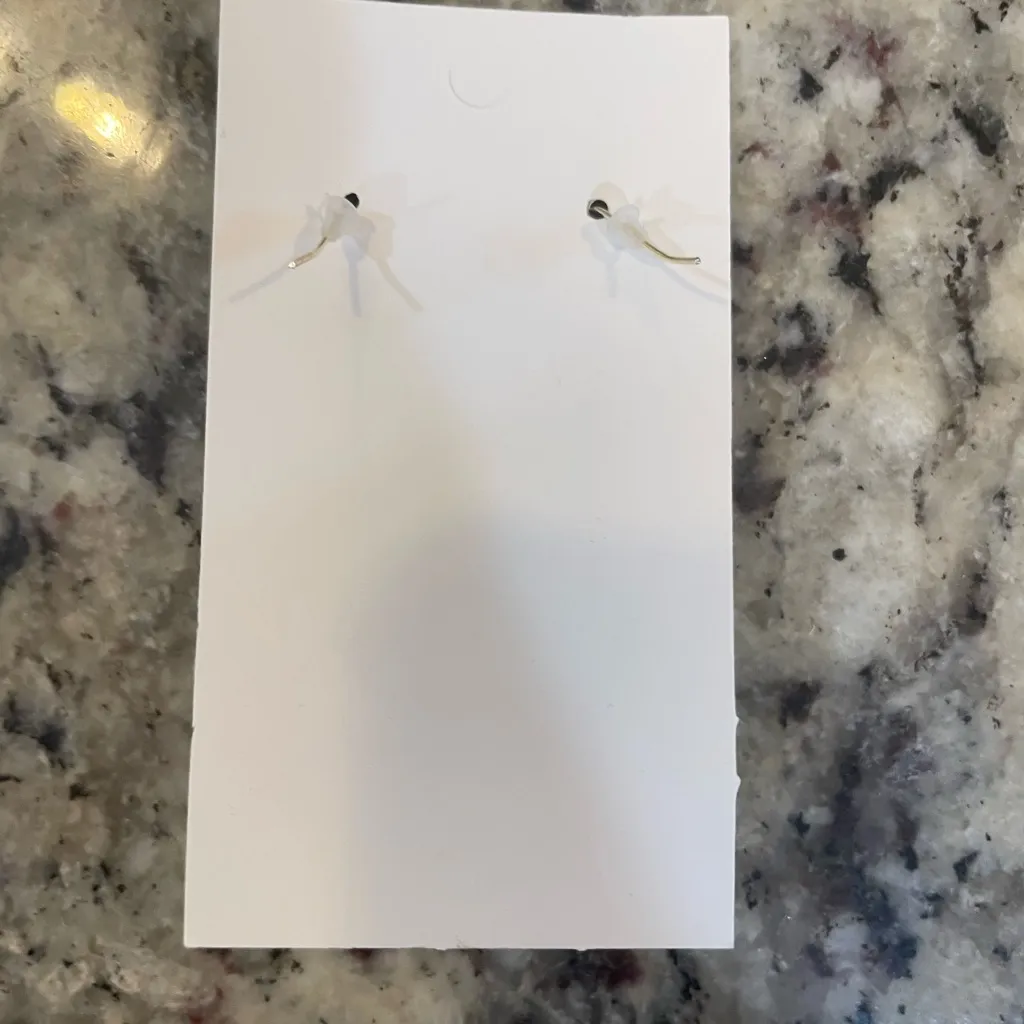 Chic Silver and Green Oval Earrings - Image 2