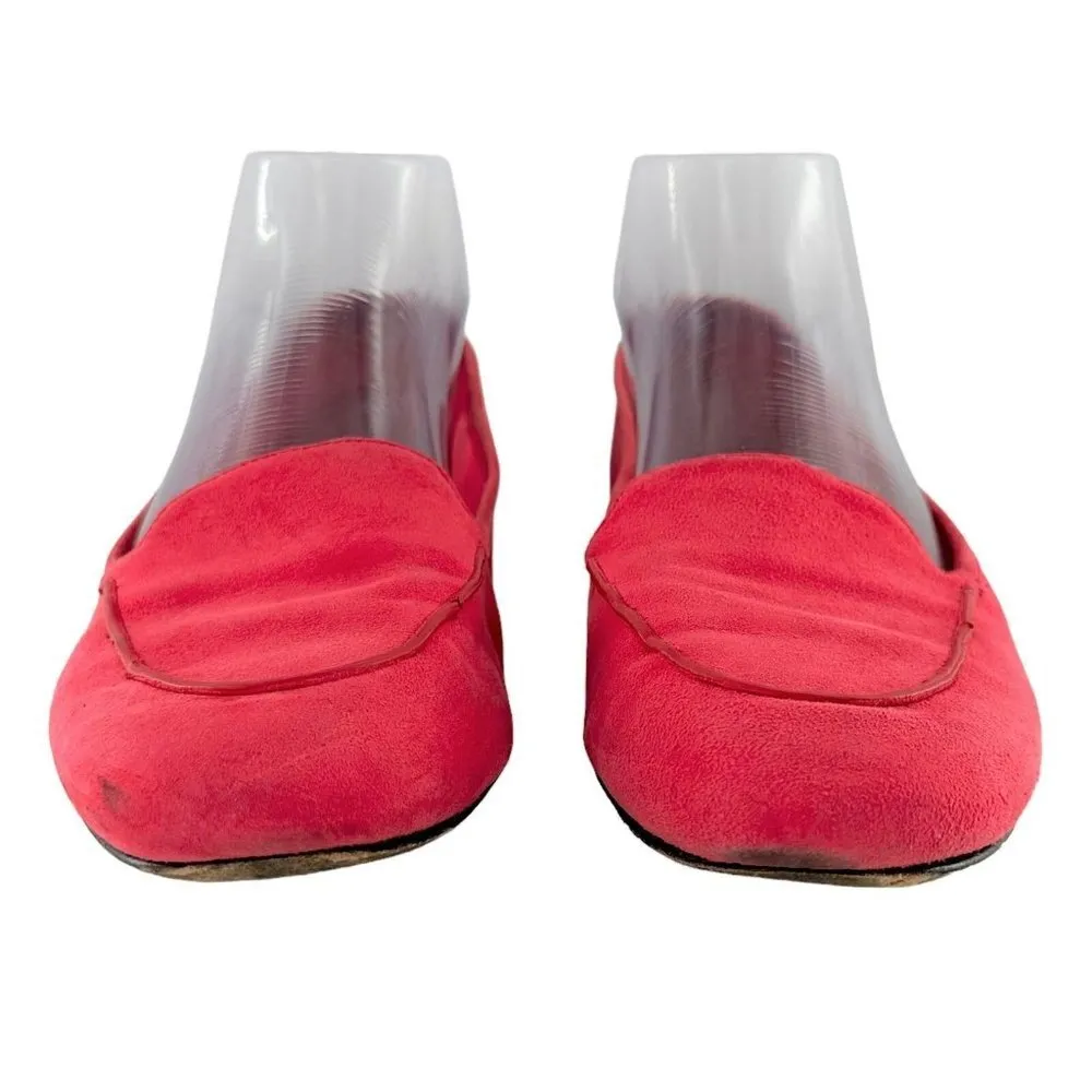 Michael Kors Italy Fuschia Pink Suede Loafers Flats Size 38.5 - Image 3