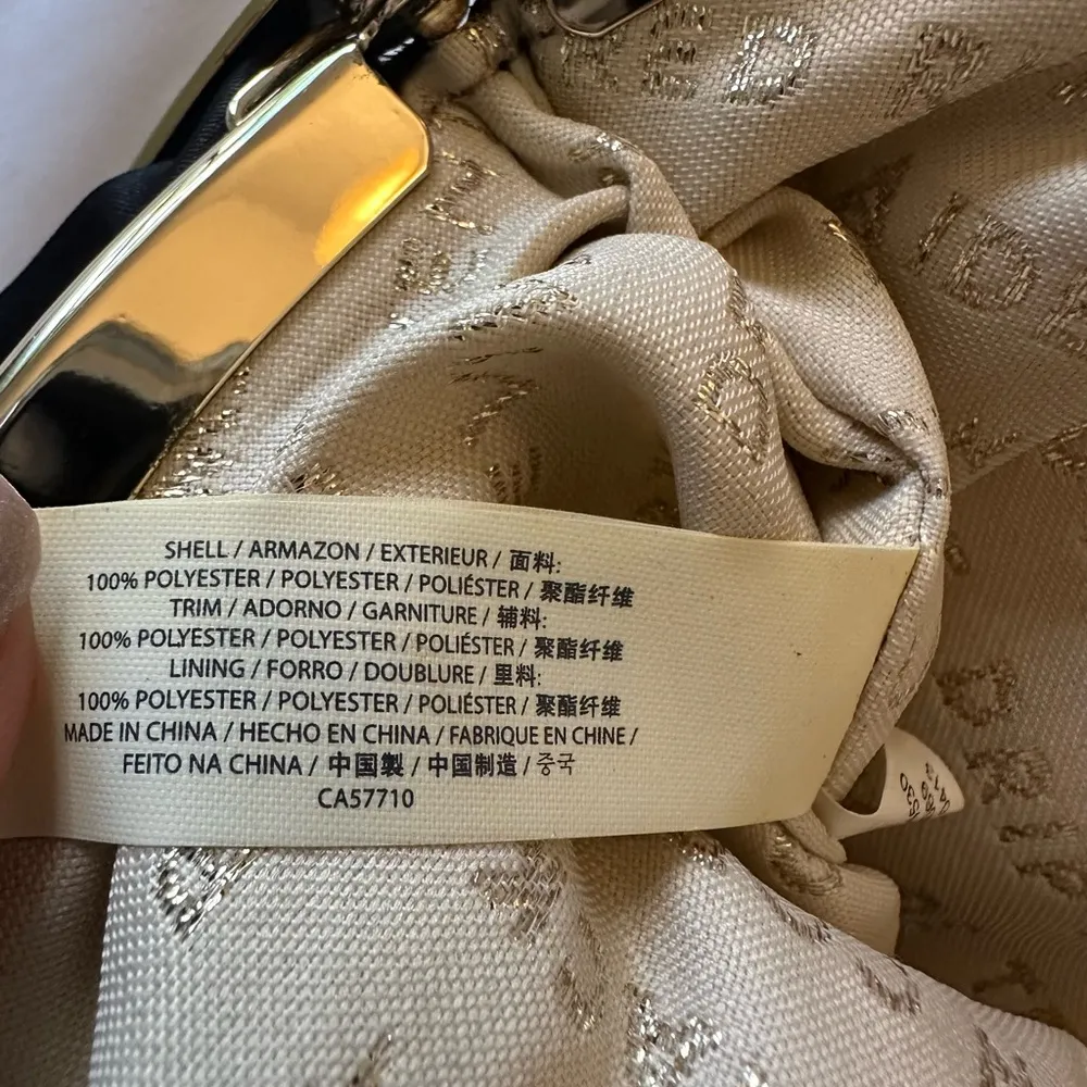 Kate Spade Emina Belle Engagement Ring Evening Bag w/Yellow Diamond Jewel - Image 9