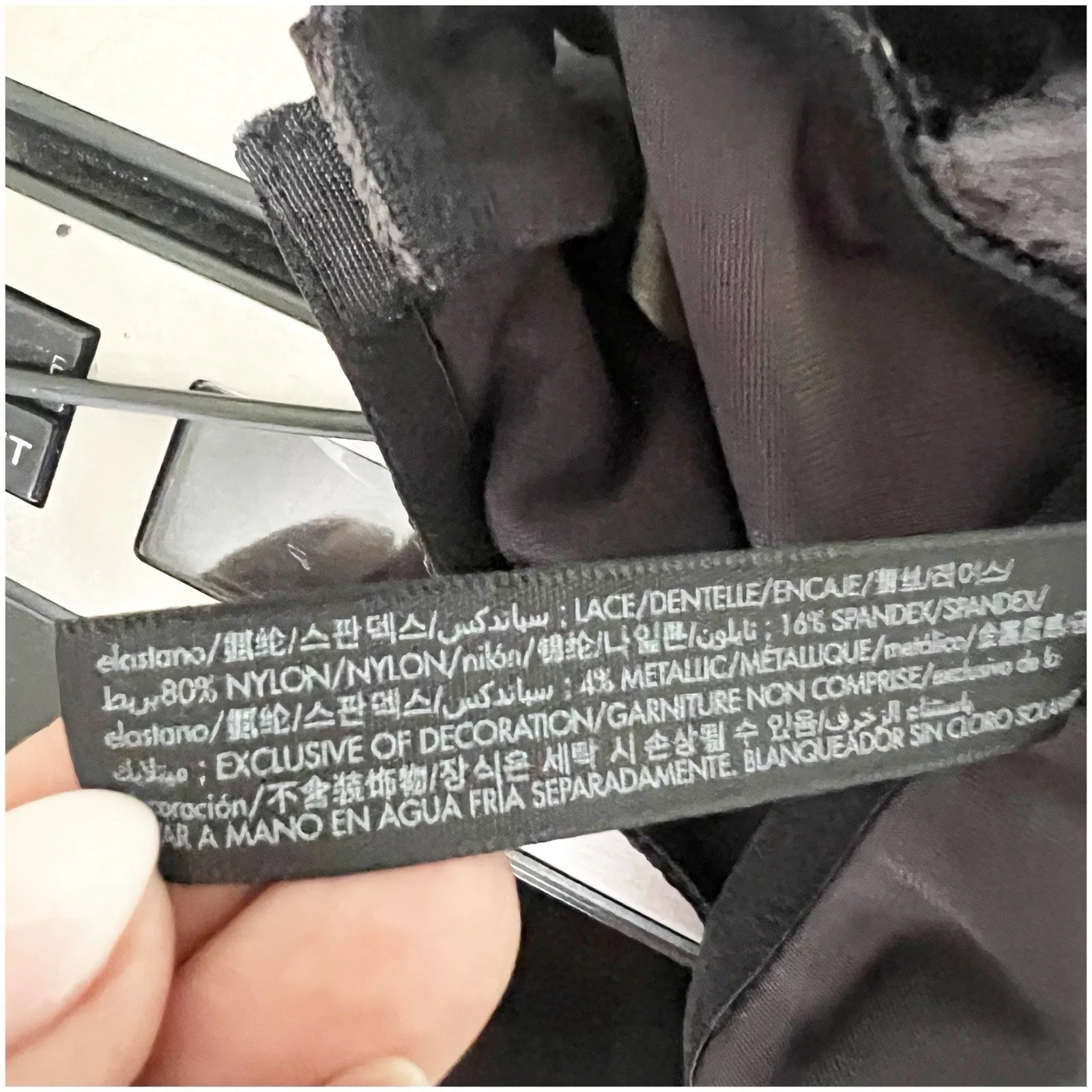 INC International Concepts Velvet Bodysuit Navy Gold Lace Size Medium Whimsygoth Blue - Image 6