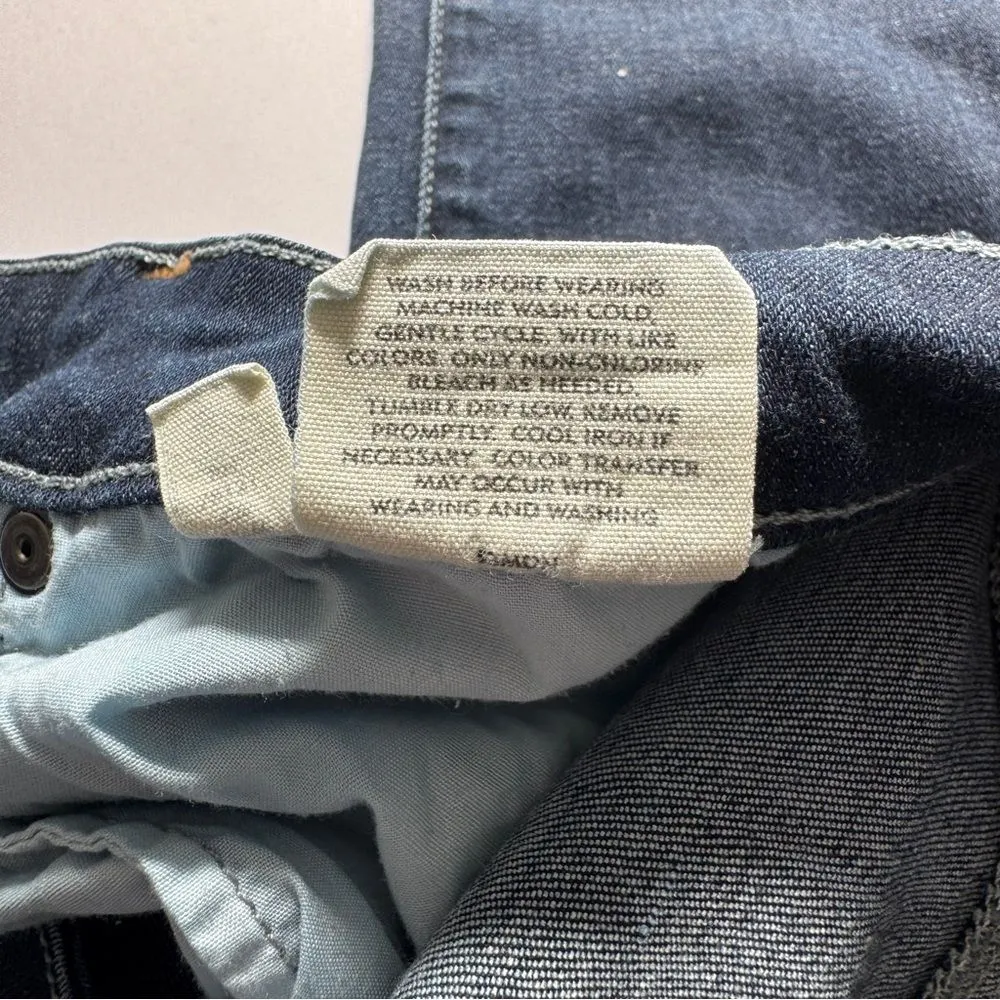 Eileen Fisher Blue Skinny Jeans Size 4 - Image 9