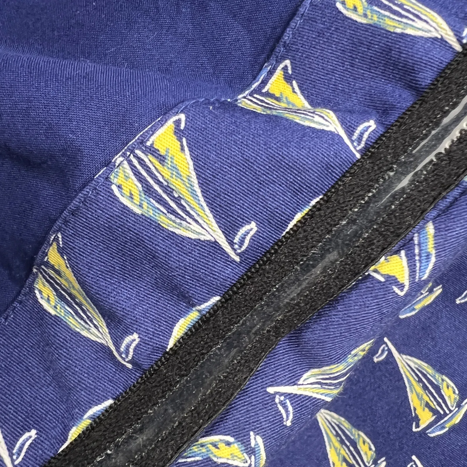 Vineyard Vines Cotton Boating Dress Navy Sailboats Strapless Sheath Size 2 - Image 8