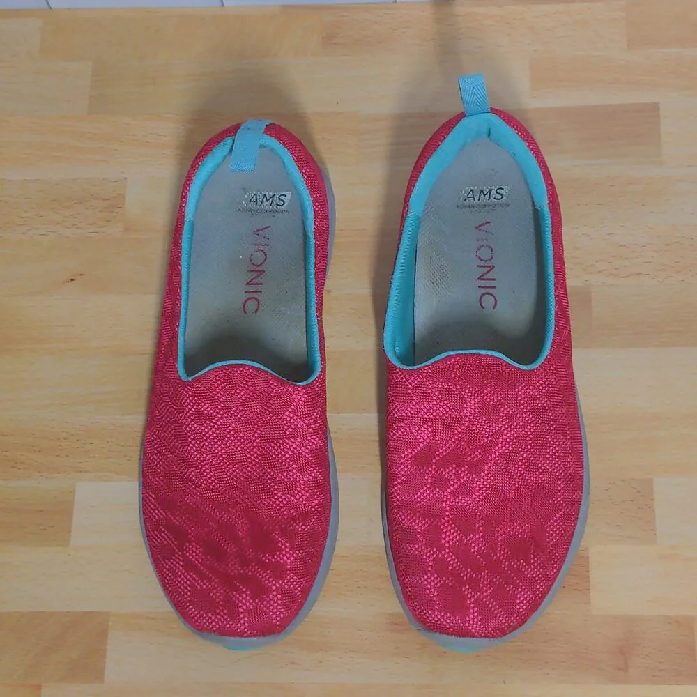 Vionic Pink Hydra Slip On Walking Shoes 9 - Image 2