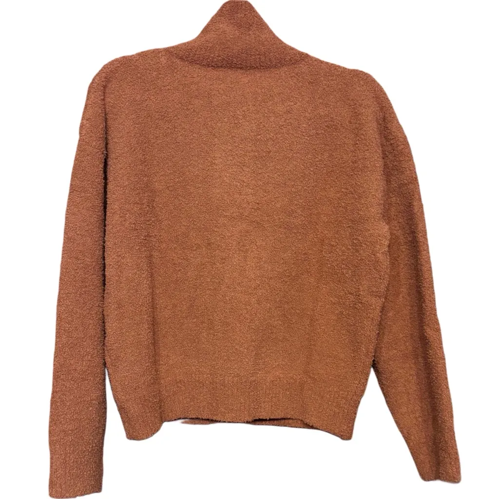 NWT Hello Nite Los Angeles Plush Button Terracotta Jacket Cardigan Size S Brown - Image 6