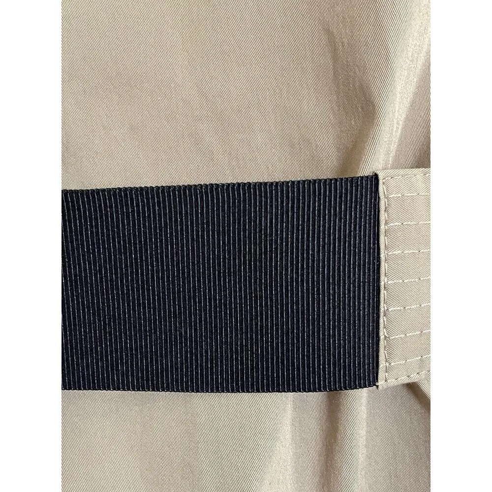 Zara Khaki Safari Belted Short ShirtDress size Medium - Image 5