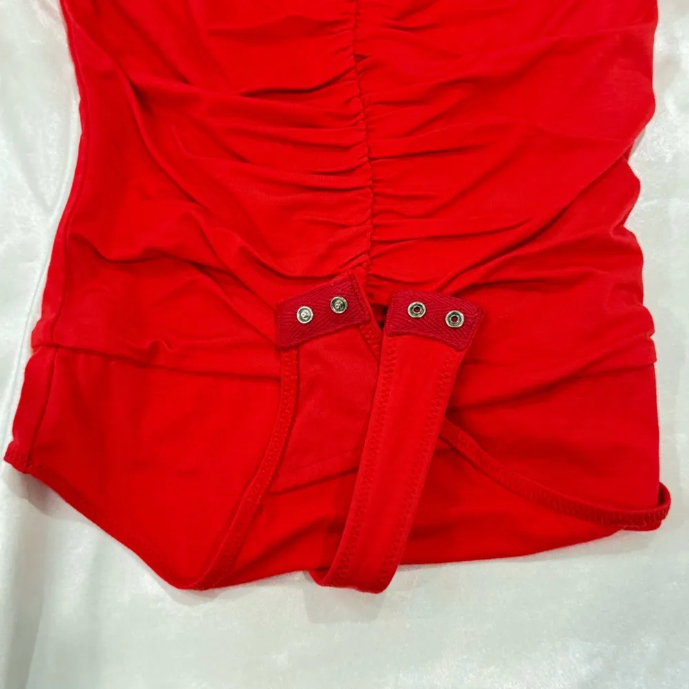 NWT Lovers And Friends Jupiter Bodysuit XS Red Bow Coquette Valentines Day Girly - Image 10
