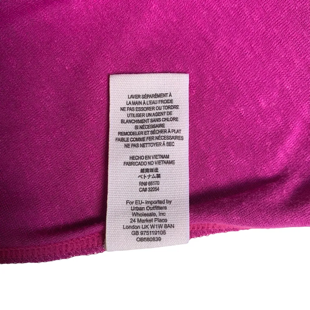 Free People New Vibes Tank Top Pink Small S Lightweight Embellished Bohemian NWT - Image 11