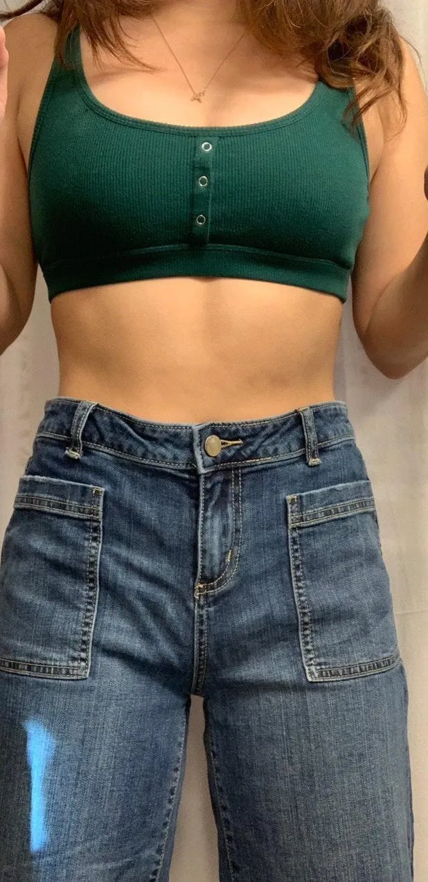 დCaslon Dark Wash Flare Jeansდ - Image 2