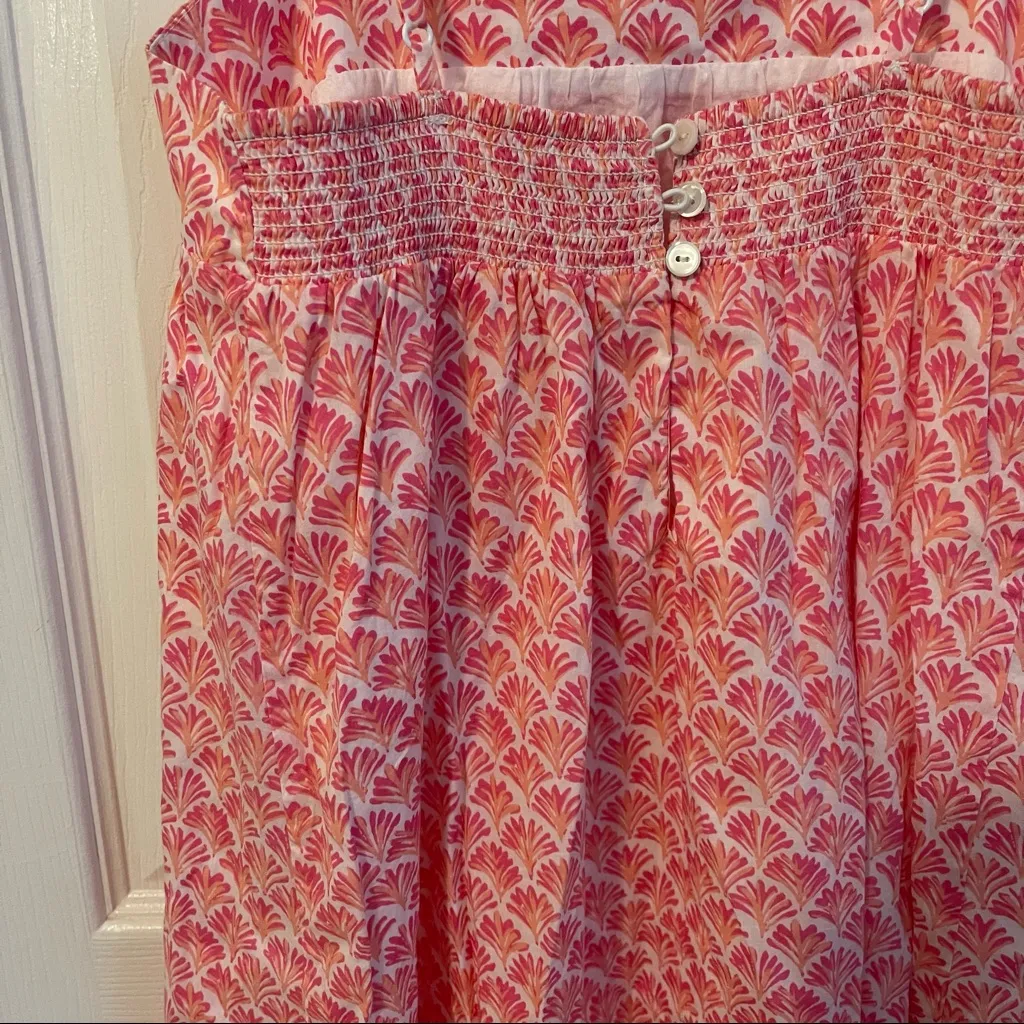 Vineyard Vines Pink Mini Seashell Dress Tassel Hem - Image 5