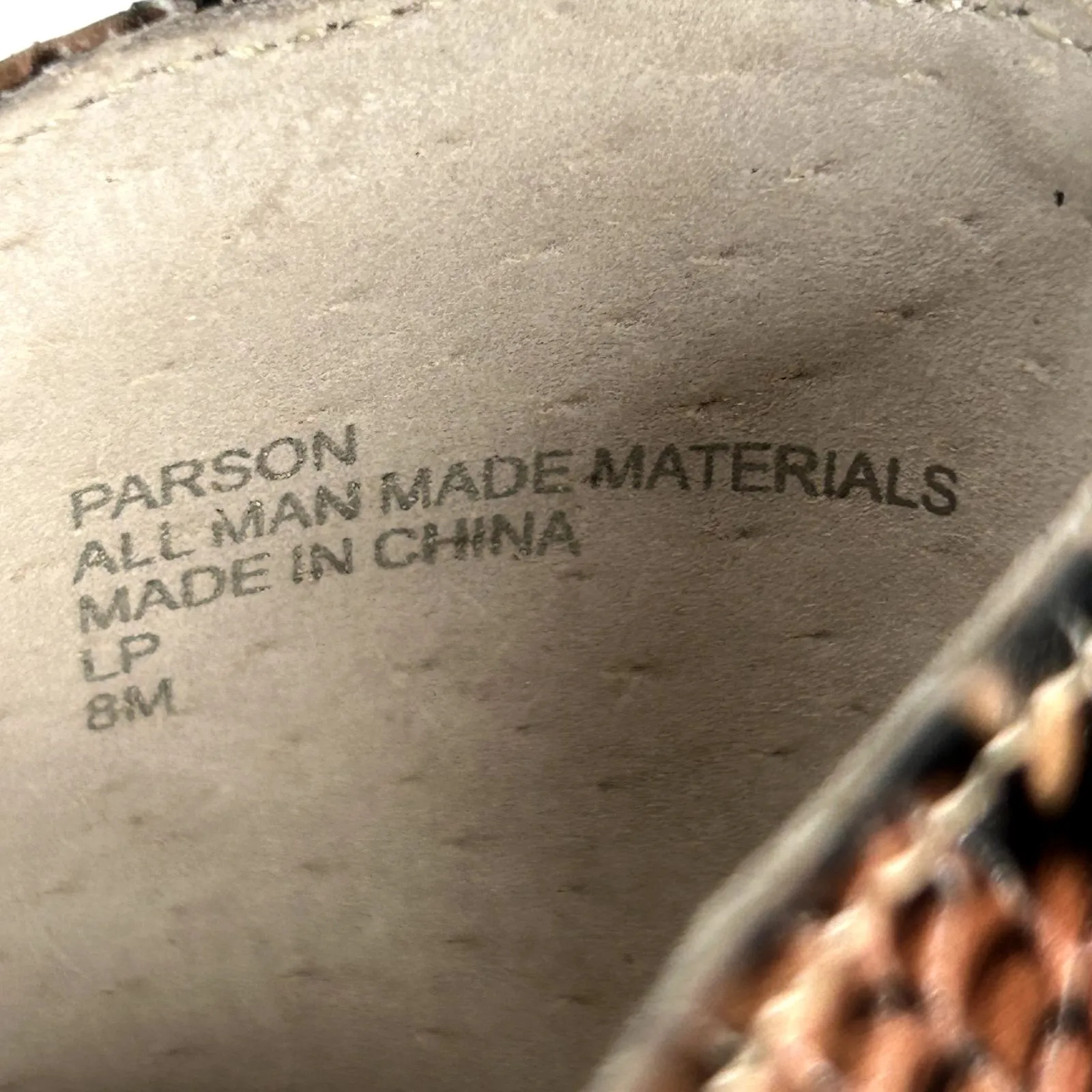 CHARLES DAVID Brown Snake Reptile Dorsey Parson‎ Leather Booties 8 M Python - Image 9