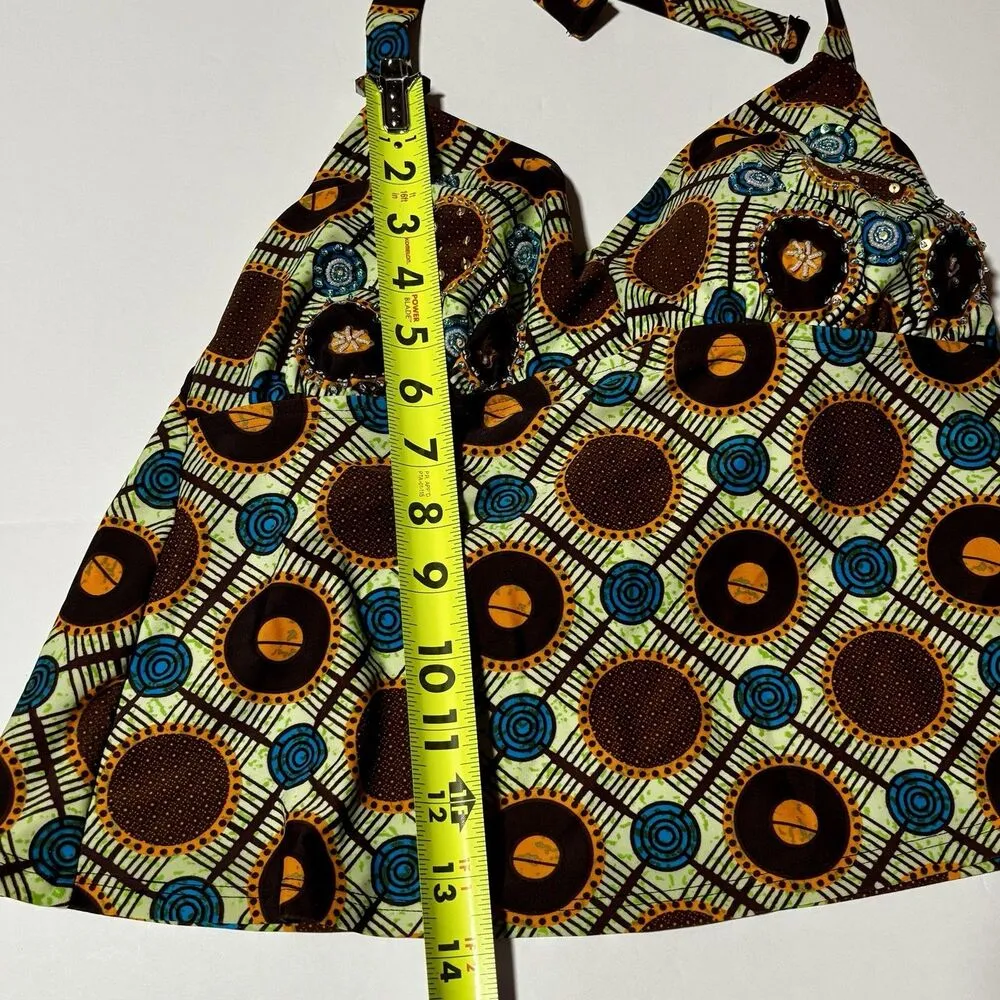 Mossimo Bikini Swimsuit Top, Merona Bikini Bottoms Women’s Size 16W Brown Boho - Image 7