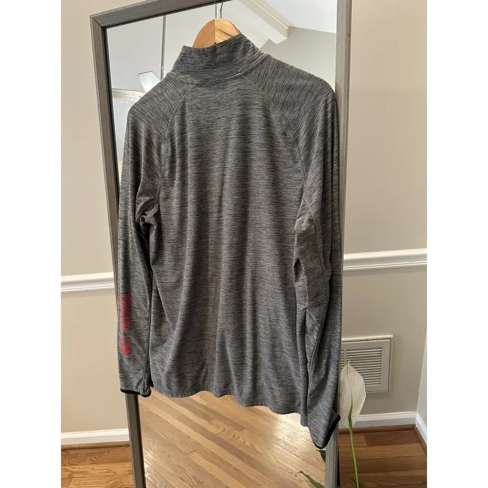 Team USA Olympics Quarter Zip Pullover Gray Long Sleeve Tokyo 2020 Logo L Gray Size M - Image 6