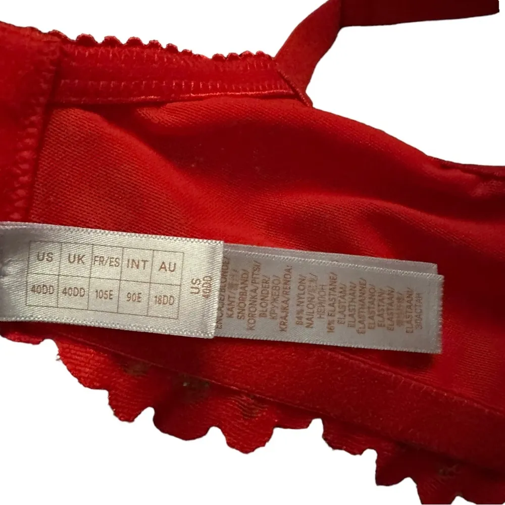 NEW Savage X Fenty Savage Not Sorry Lightly Lined Lace Balconette Bra 40DD - Image 9