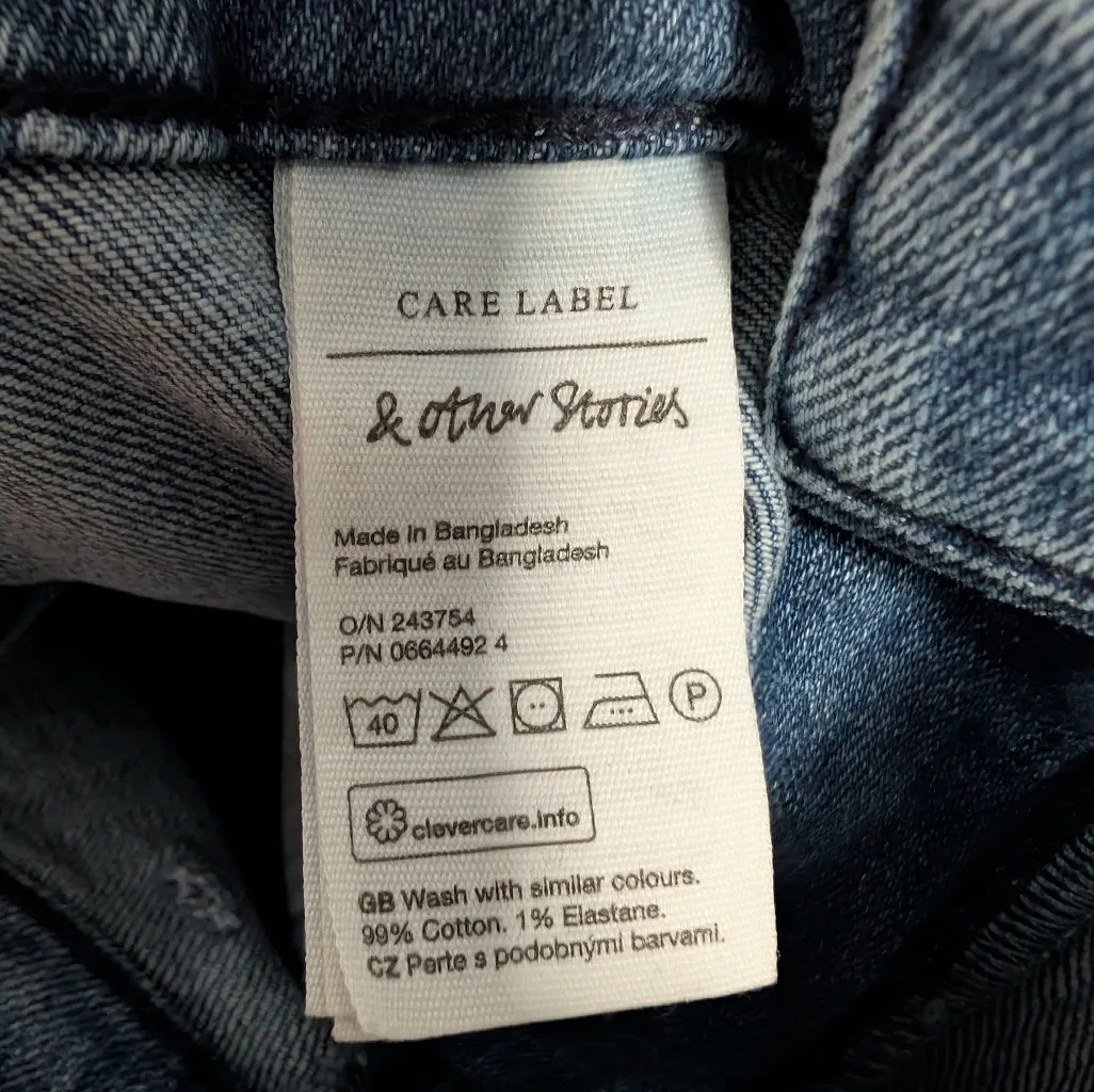 NWOTS Paris Atelier & Other Stories High Waist Flare Leg Jeans W26 Medium Wash Blue Size 26 - Image 4