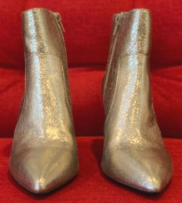 Silver Pointed Booties - Image 3