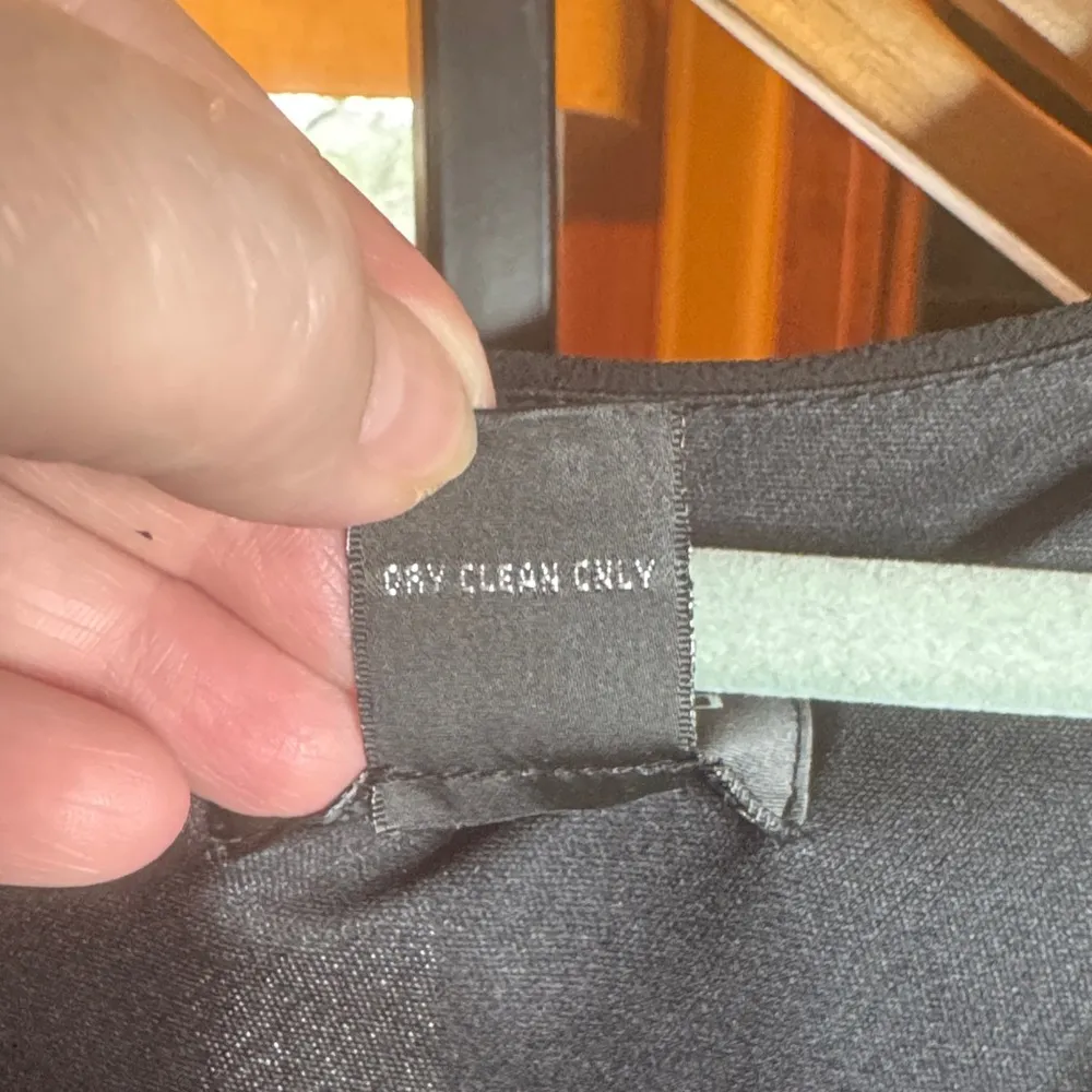 Vintage Virgo Black Lined Maxi Dress Size 14 - Image 6