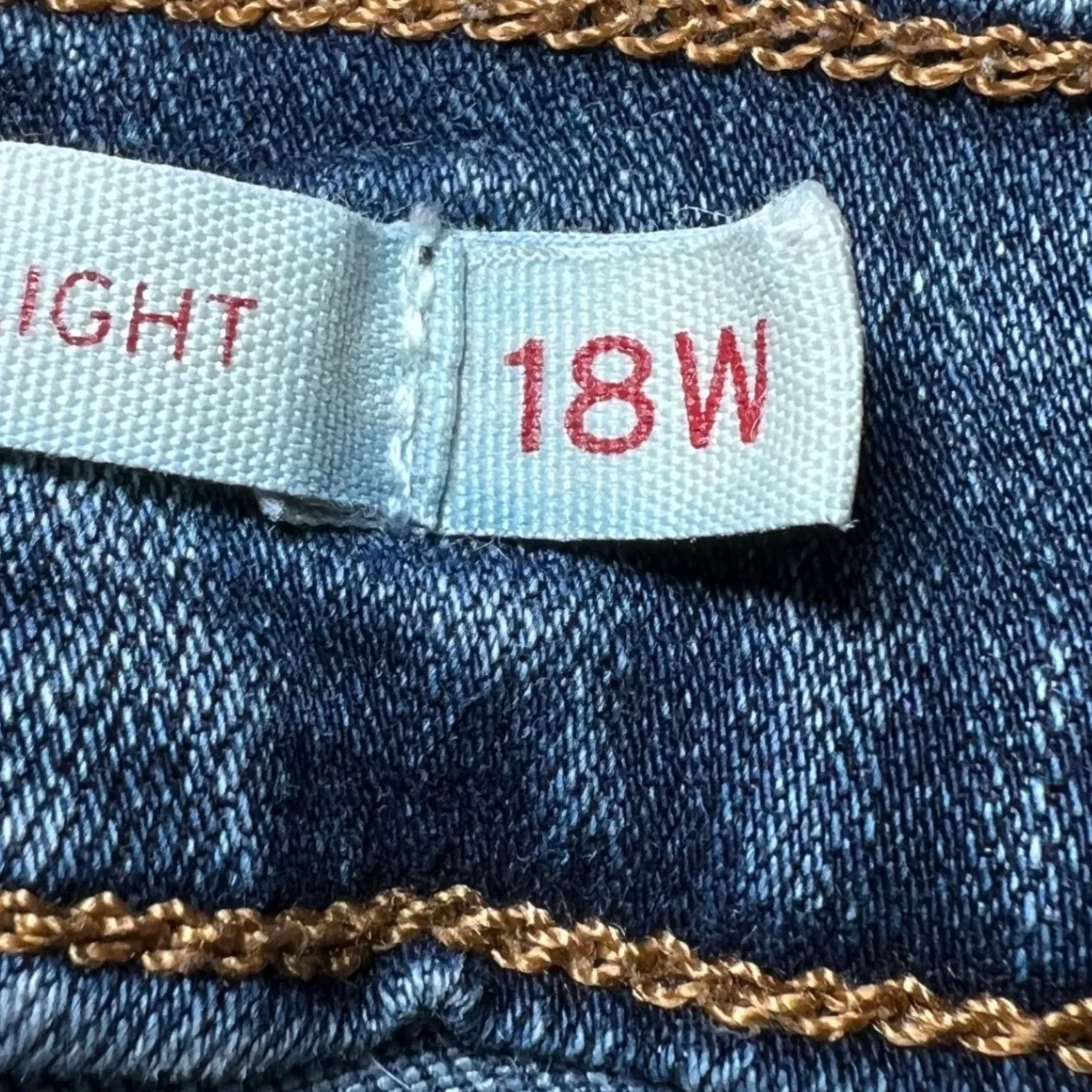 Levis 414 Classic Straight Blue Jeans Womens Size 18W Denim Casual Timeless - Image 8