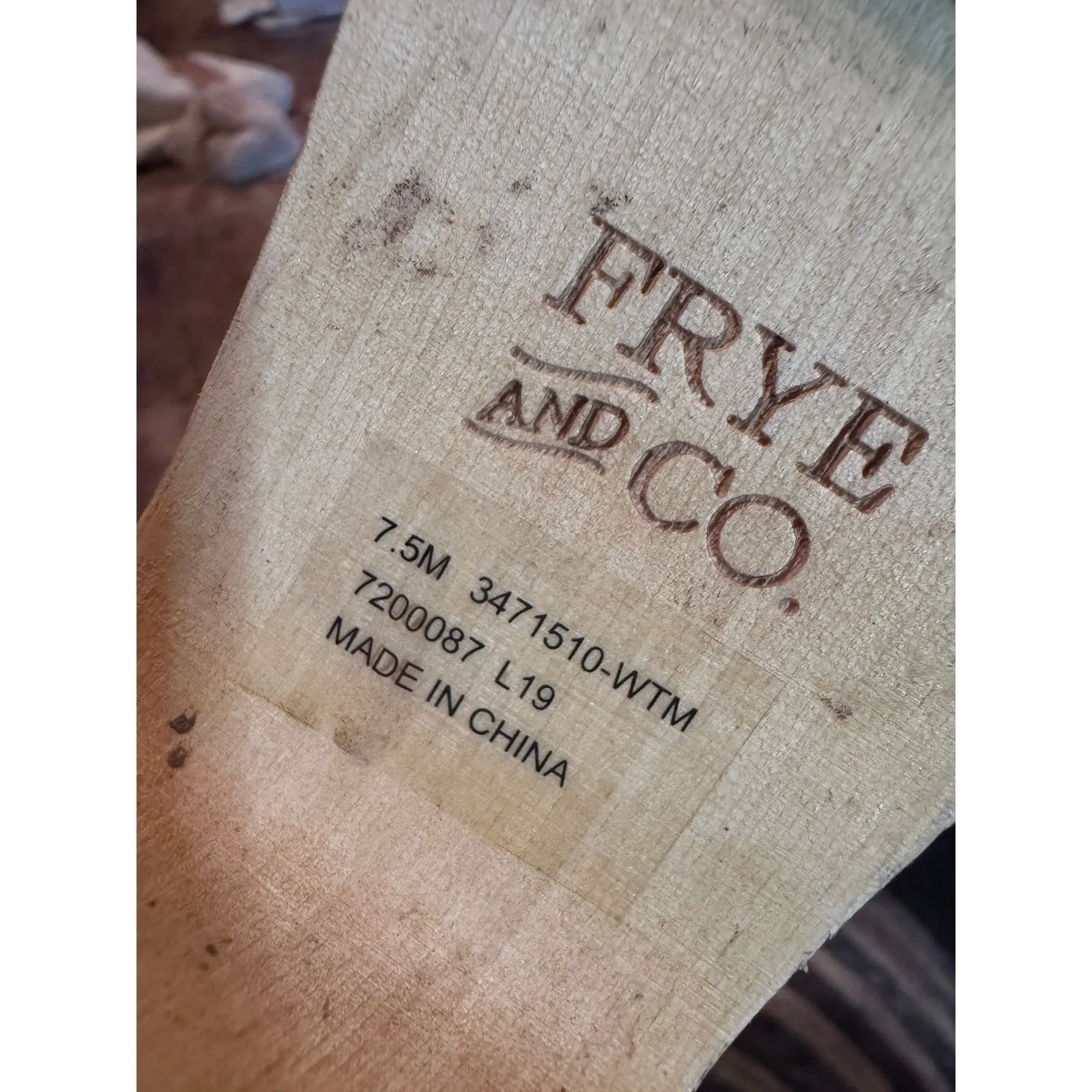 Frye & Co. Mauve Suede Clog Heels Platform Wooden Sole Braided Detail Shoes - Image 7