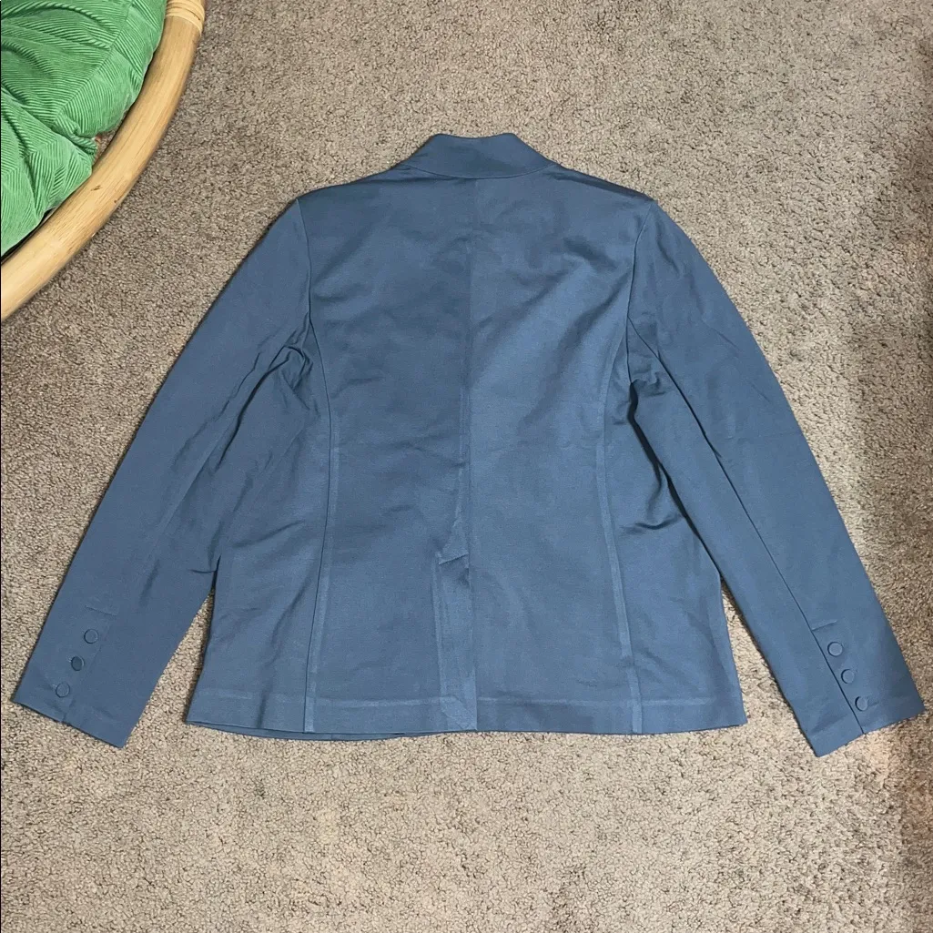 Universal Standard Miranda Smoking Jacket Blazer Stretch Stormy Weather 14/16 - Image 6