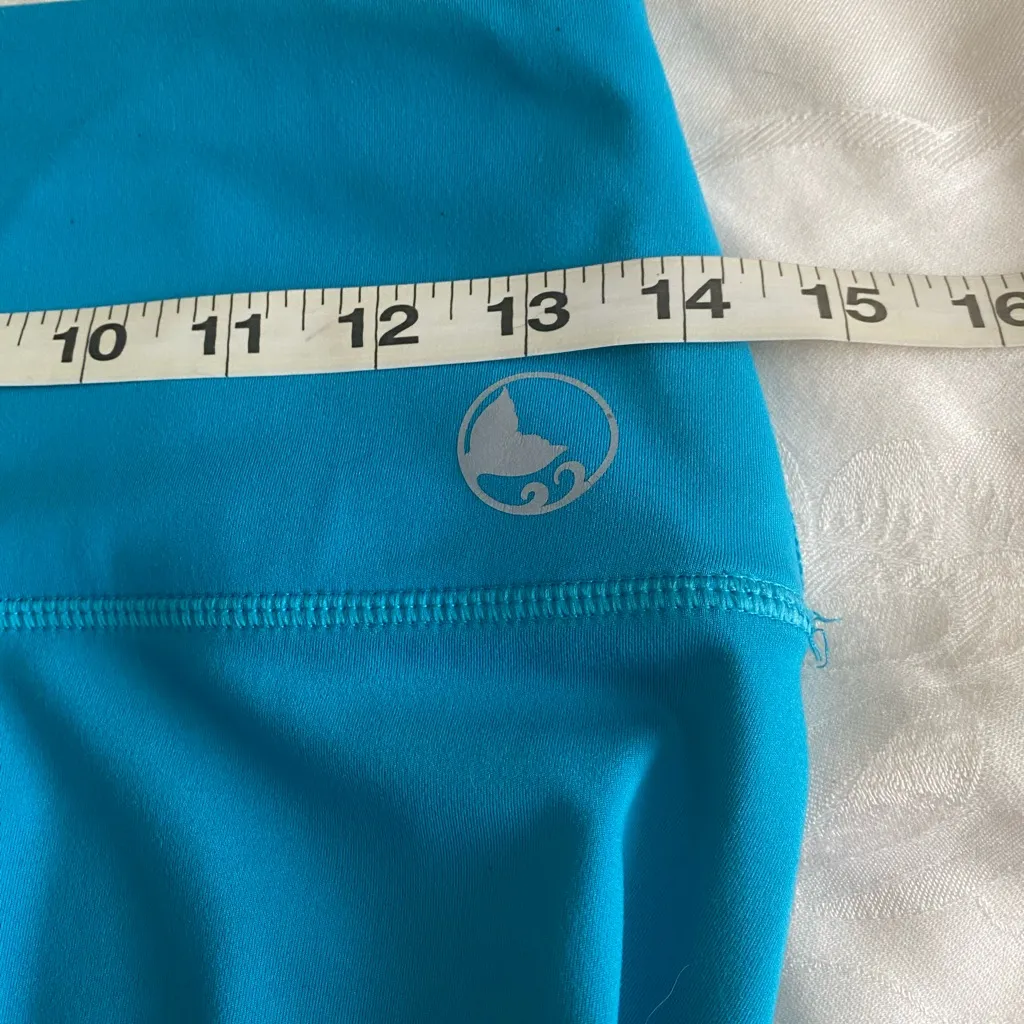Reel legends Capri workout leggings Teal M - Image 7