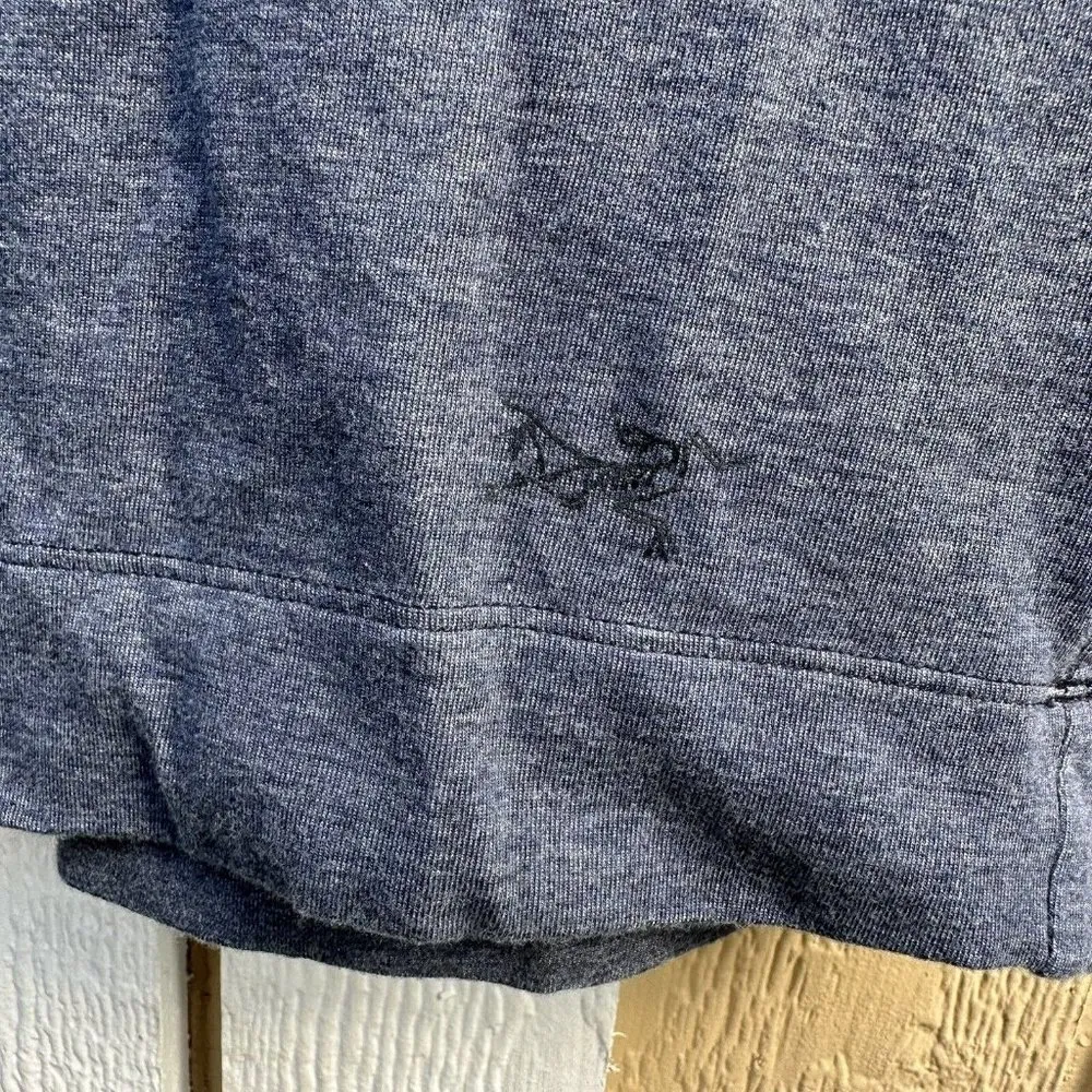 Arc’teryx Cela T-Shirt Dress Short Sleeve Crew Neck Heather Blue Size XS - Image 3