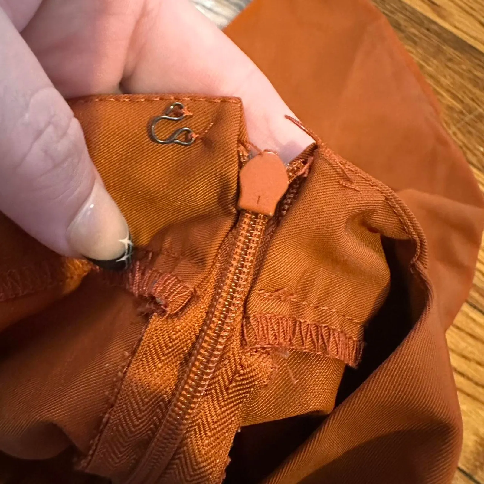 Rustic Orange mini boho dress - Image 6