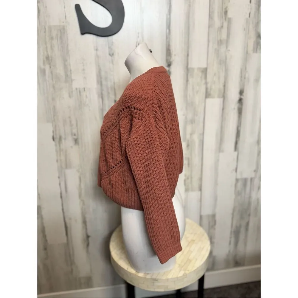 Warm & cozy lifestyle sweater size small Orange - Image 3