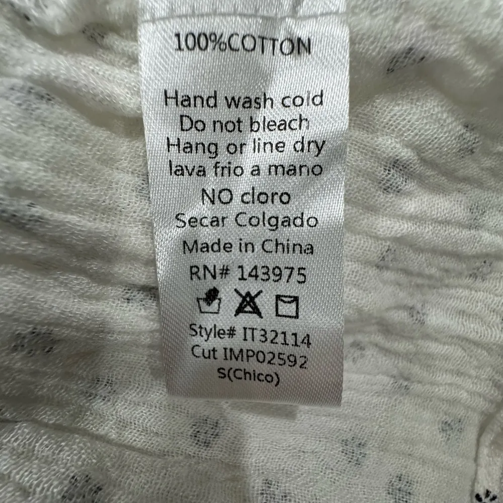 Millibon White Polka Dot Women's Top - Image 6