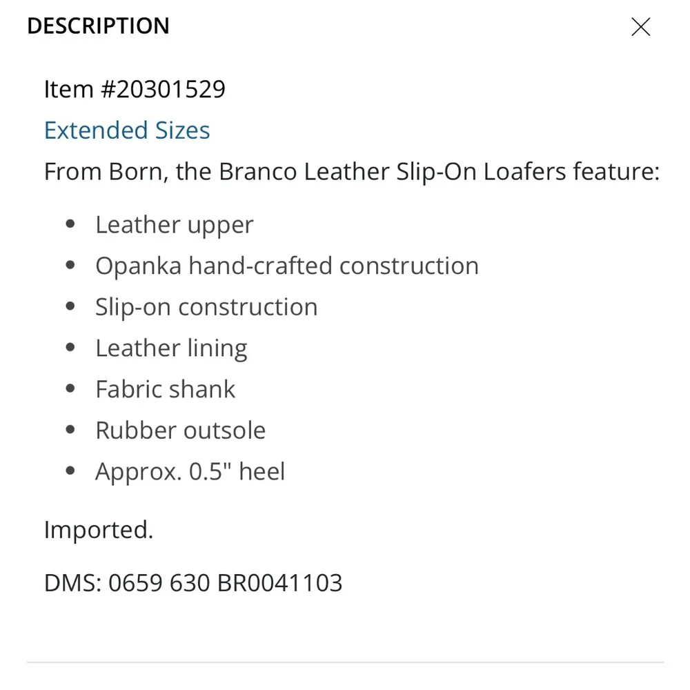 Born NWOB BRANCA BlackPadded Insole Leather Loafers Sz 6 Black - Image 2