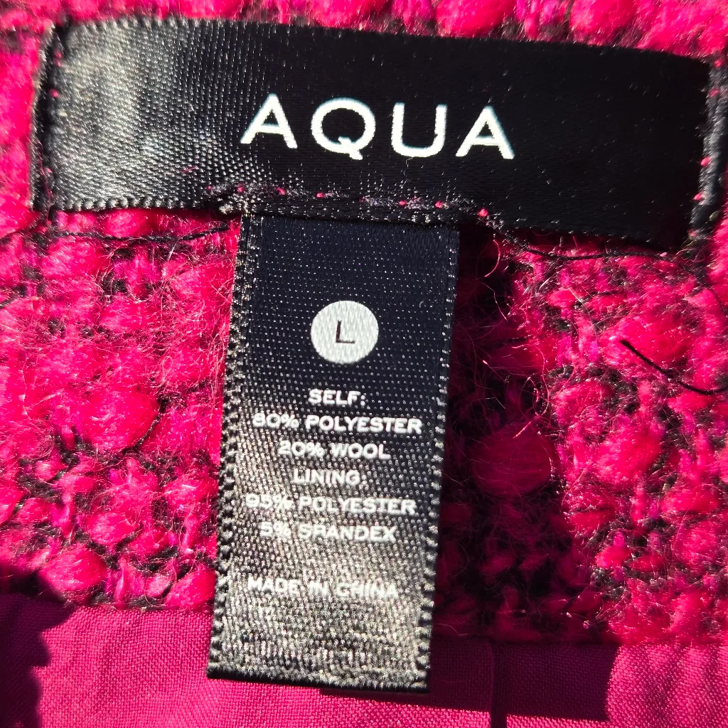 Pink Tweed Skirt Set for Women Spring Autumn New Large 2 Pieces - Image 11