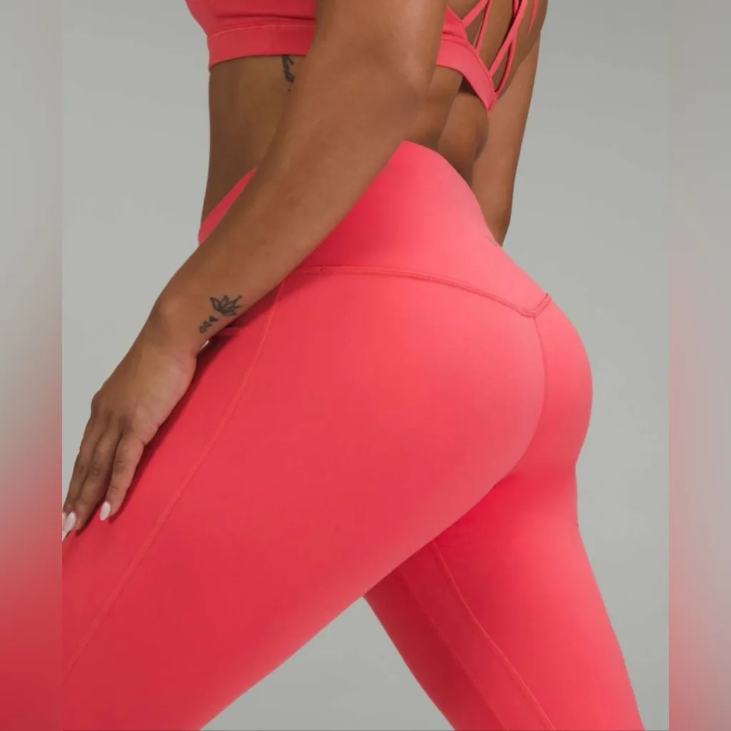 NEW! Lululemon Align High-Rise Pant 25” Pale Raspberry Nulu Sz 2 Retired Color - Image 2