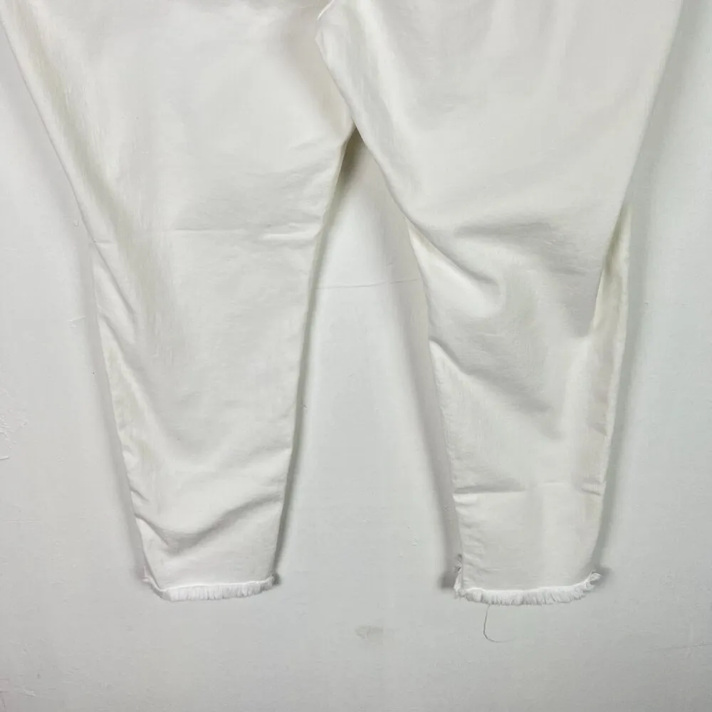 NWT Madewell Petite 10" High-Rise Skinny Jeans Pure White Step-Hem Size 36P NEW - Image 10