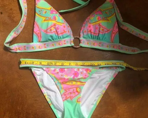 Victoria Secret Floral Pink Bikini - Image 2