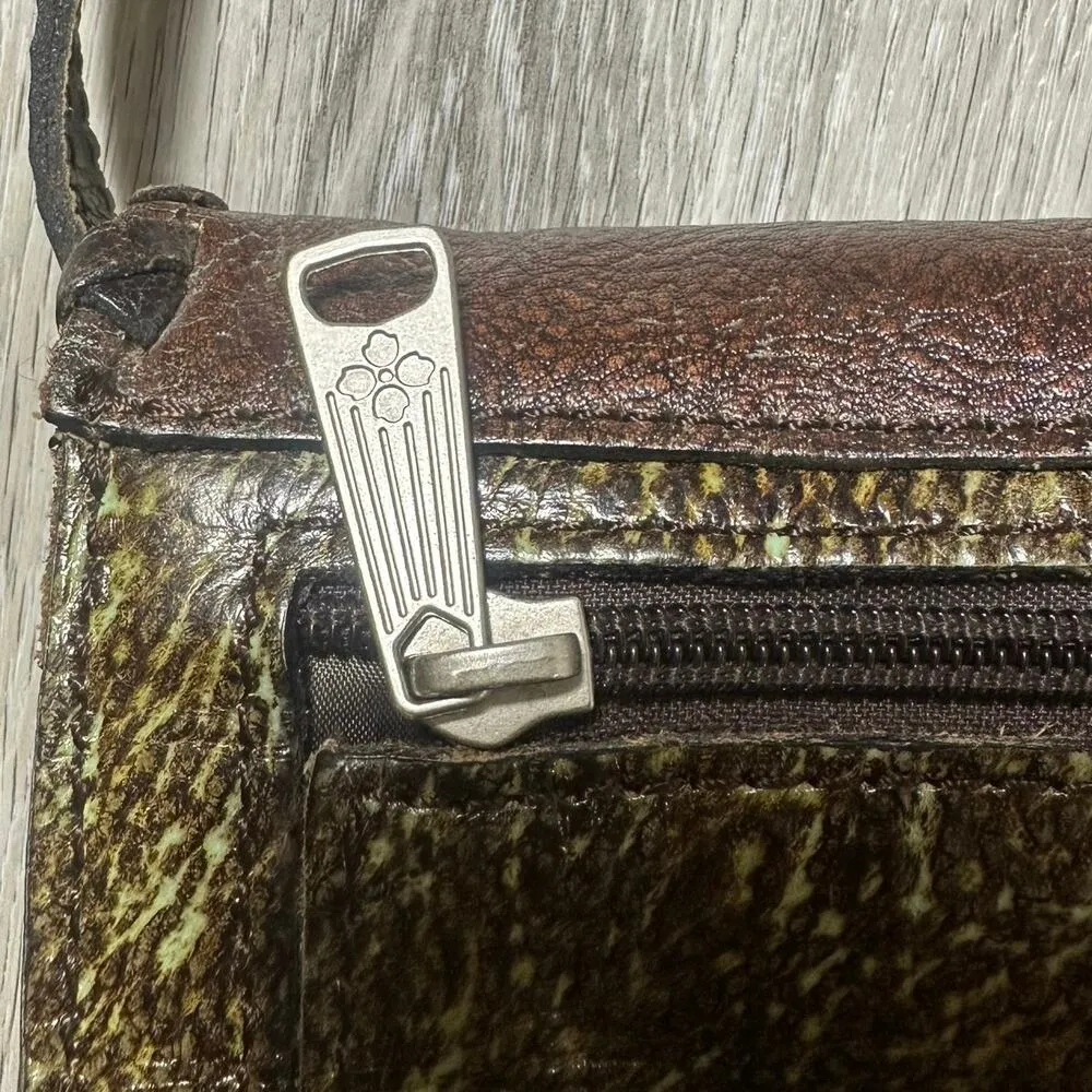 Patricia Nash Torri Tooled Turquoise Crossbody Bag - Image 10