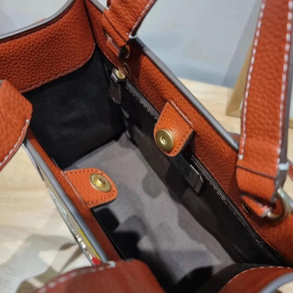 Coach X Peanuts Dempsey Tote 22 In Signature Canvas With Patches CE851 - Image 8