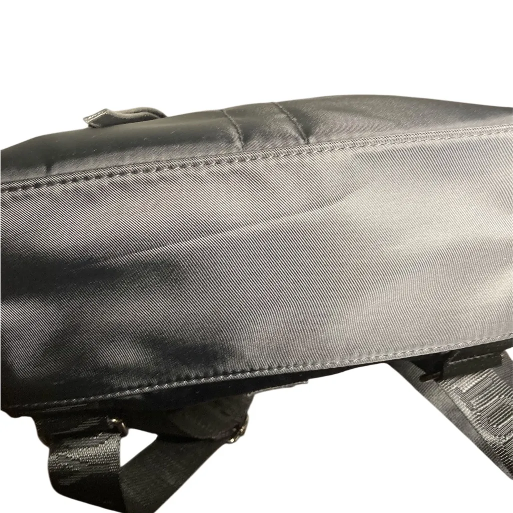 Botkier Designer women’s backpack logo embossed Botkier New York wide straps Black - Image 4