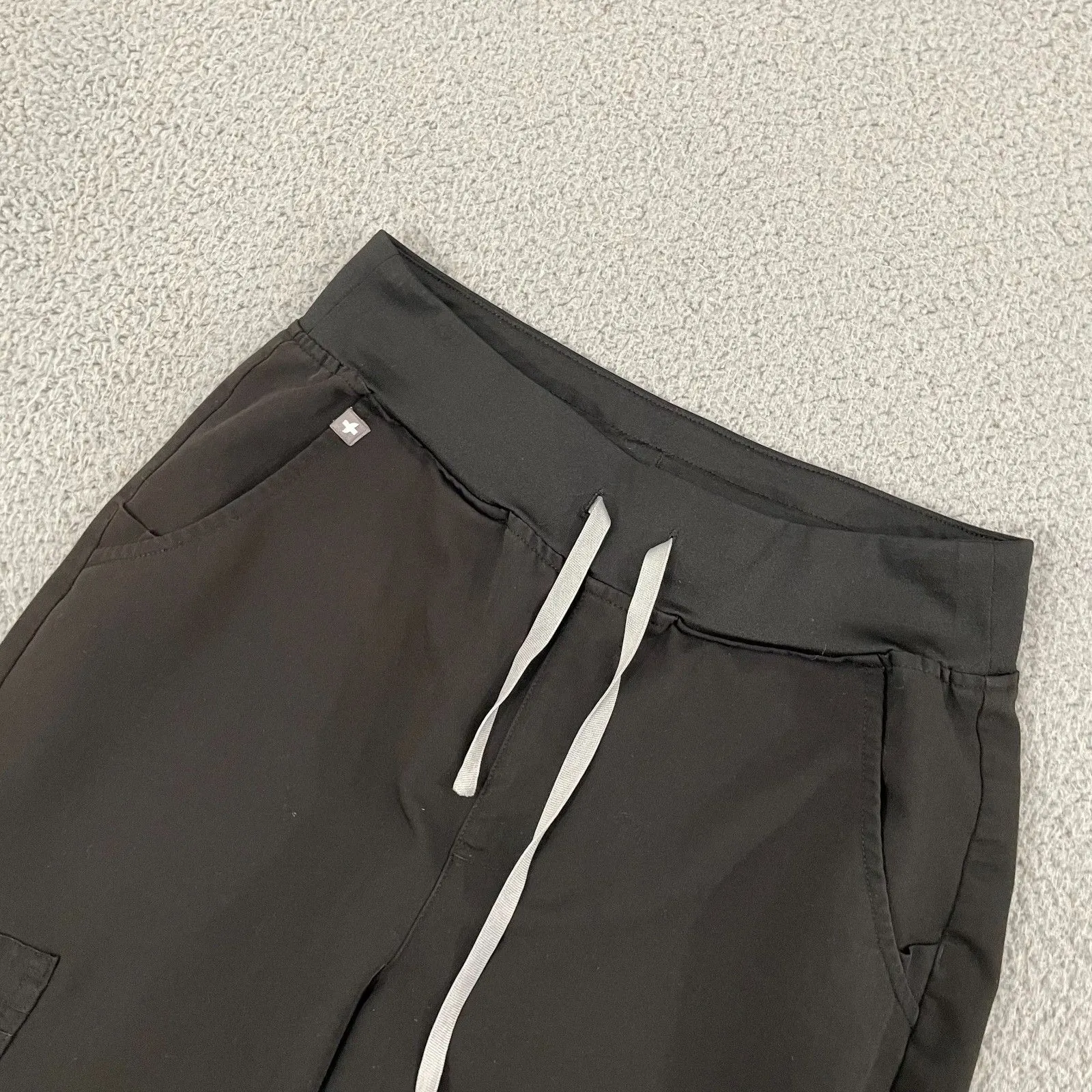 Figs Scrub Pants Women S Black Technical Collection Workwear Healthcare Joggers - Image 2