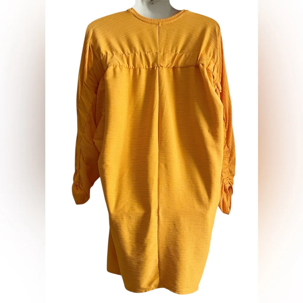 Zara Vibrant Orange Tunic Top - Image 2