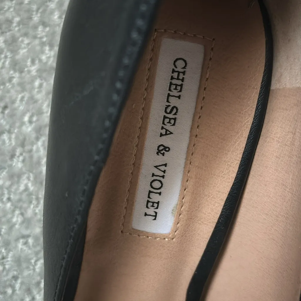 Chelsea & Violet Maria black pumps new - Image 3