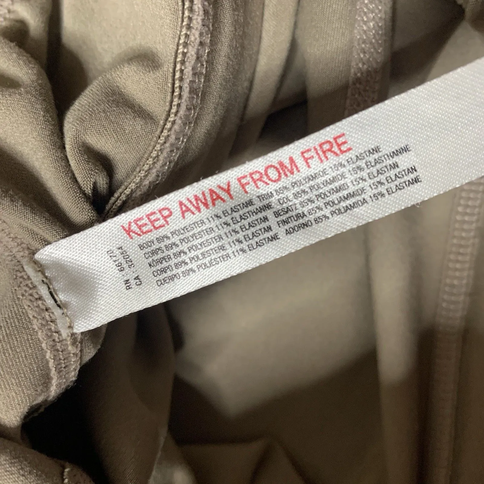 Free People Movement High Fives Joggers Athletic Tan Sz S OB1521494 Zip Pockets - Image 7